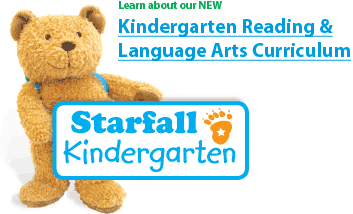 Starfall Kindergarten Curriculum