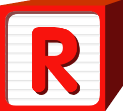 Letter r.