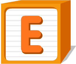 Letter E