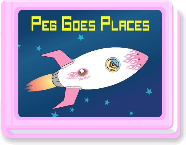 Peg Goes Places: activity for members